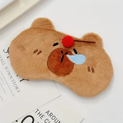 Adorable Capybara Sleep Mask - Light - Blocking & Adjustable Gift (Cherry style)
