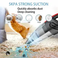 Portable Car Wireless Vacuum Cleaner Powerful Suction Rechargeable Handheld Vacuum Cleaner Quick Charge for Car Home Pet Hair 2