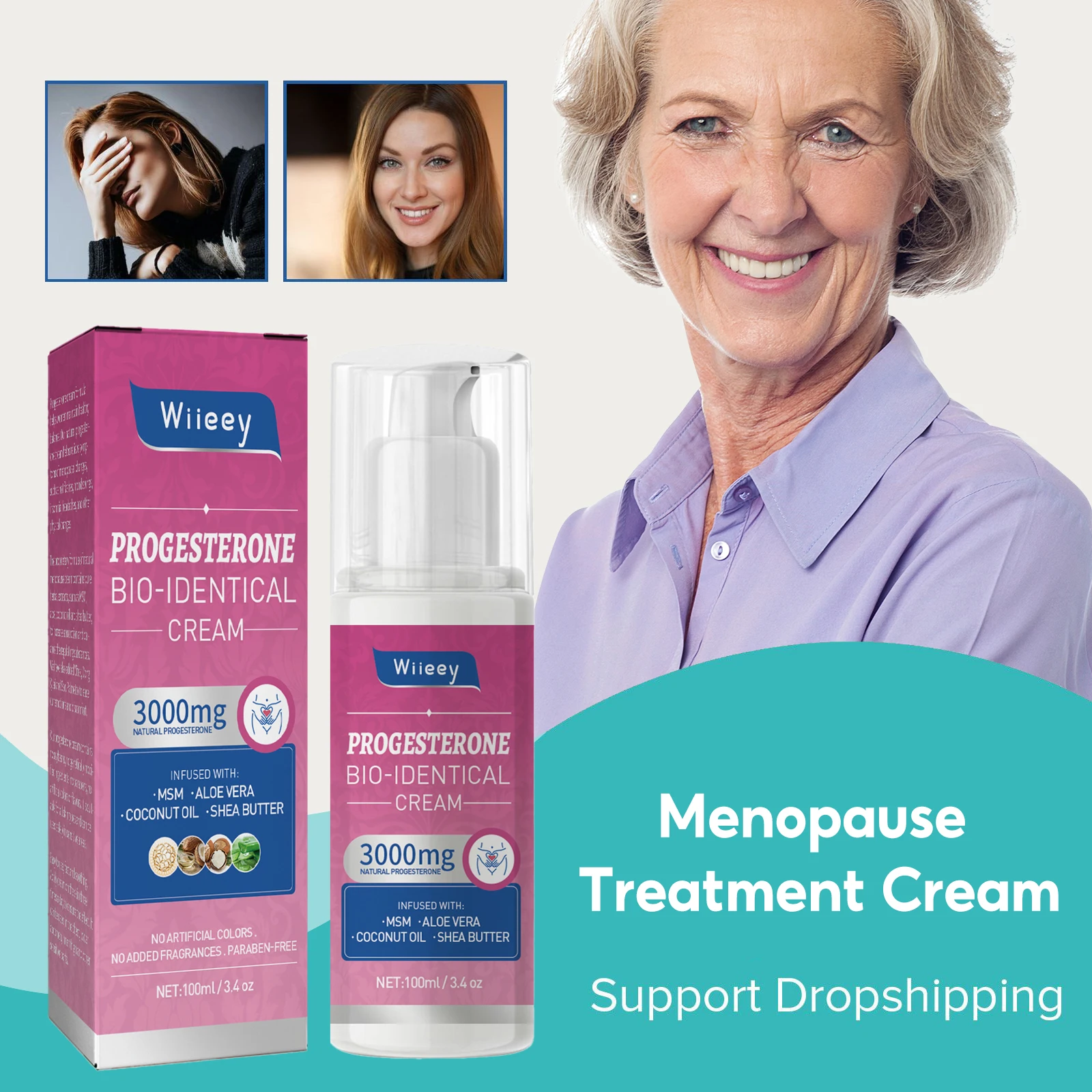 Menopause Treatment Cream Estrogenolit Estrogen Female Hormones