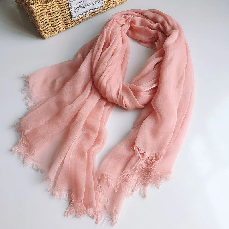 Silk  ModaL  Scarf  For Women Plaid Shawl  latest turban for women head wrap scarf hijab scarf women turban