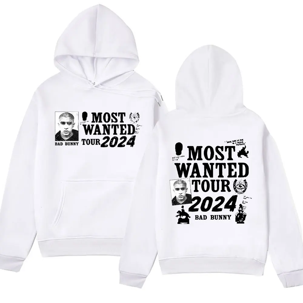 Bad Bunny New Album Cover Nadie Sabelo Que Va A Pasar Mafana Graphic Printed Hoodies Men Women Fashion Oversized Tops Sweatshirt