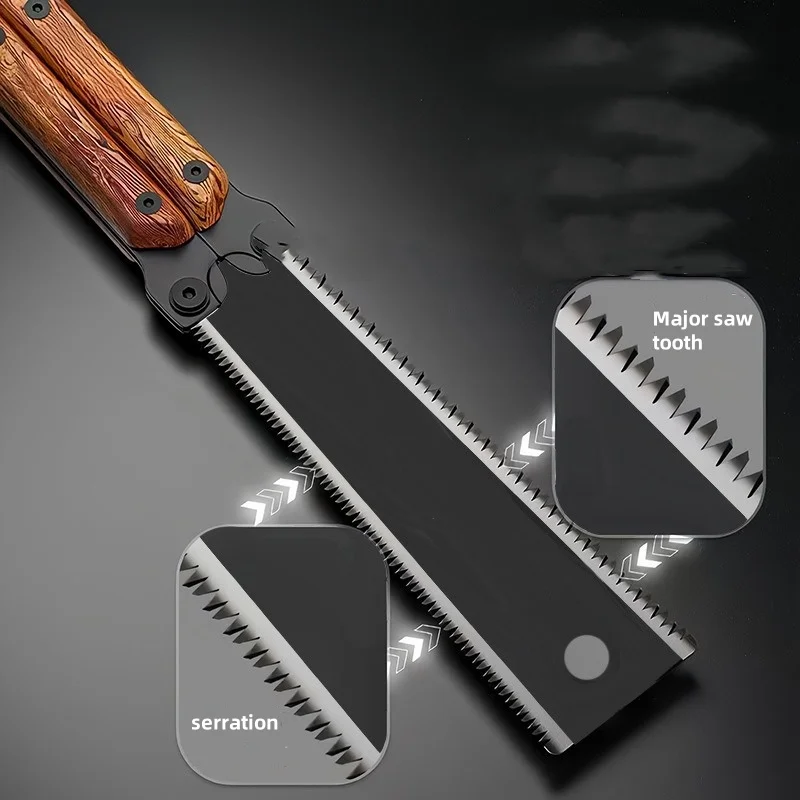1Pcs Folding Hand Saw SK5 Steel Wear-Resistant and Durable Survival Saw Woodworking Specialized Small Portable Gardening Tools folding saw hand saw