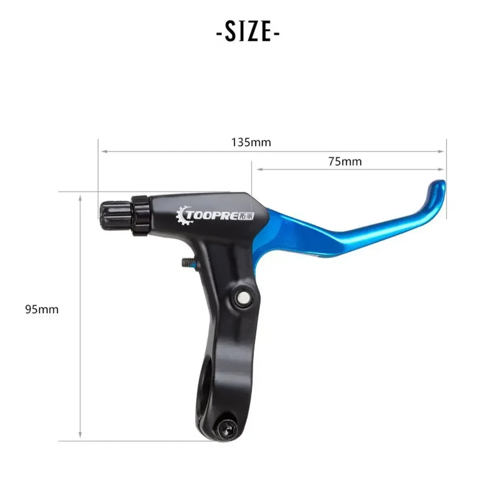 1 Pair High Quality Ultralight Aluminum Alloy Bicycle BMX Brake Handle MTB Mountain Bike Cycling Brake Levers V/Disc Lever