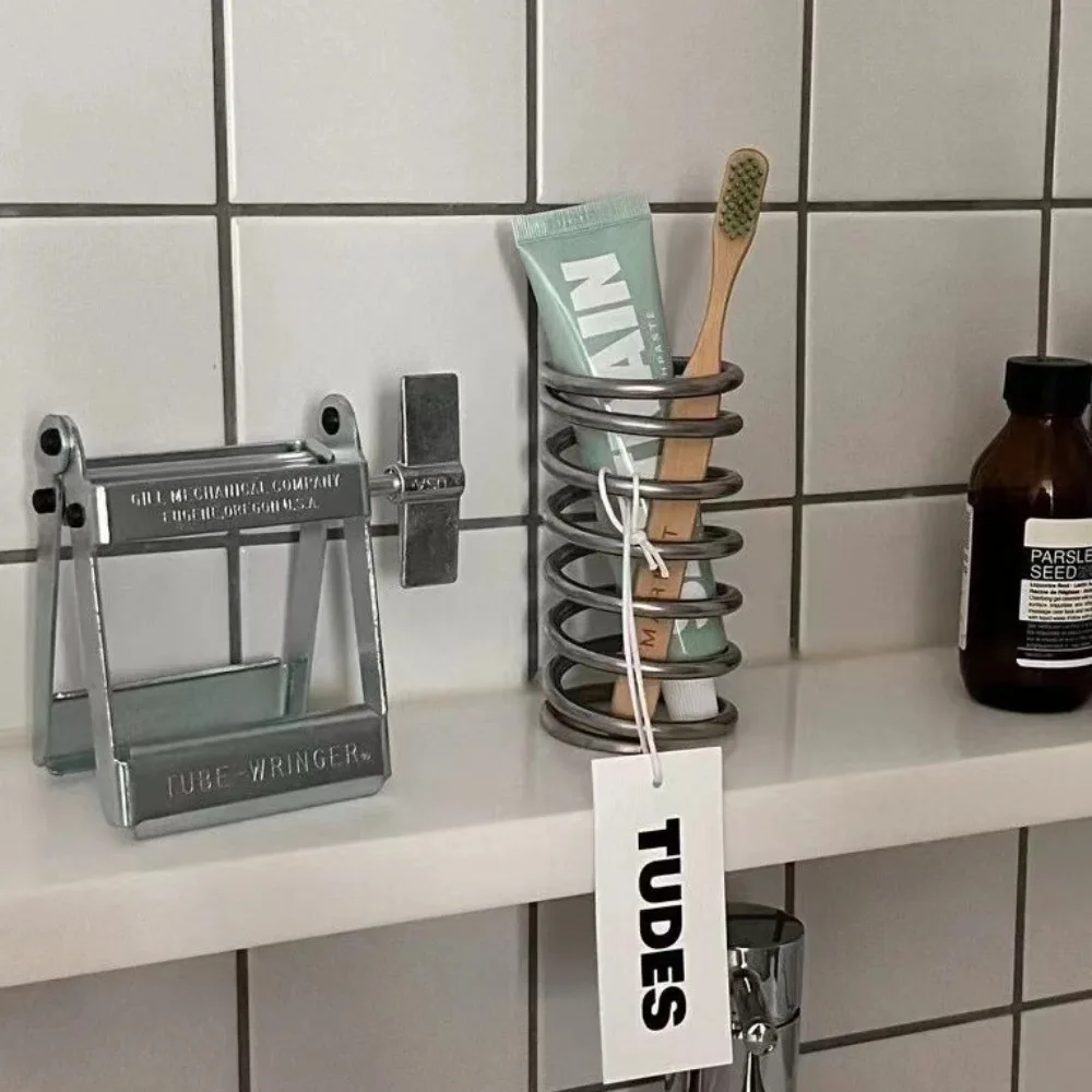 Organizer Da Bagno Divertente Con Faccina | Porta Spazzolini E Pennelli In Acrilico Nero 3 Scomparti
