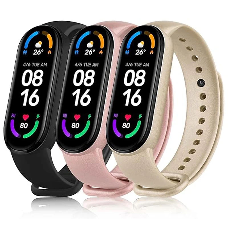 

Sport Silicone strap for Xiaomi Mi Band 7 bracelet wrist Miband 5 6 NFC Replacement pulsera correa mi band 7 6 3 4 5 Watchbands