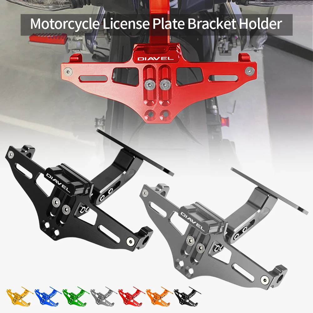 

For Ducati XDiavel S 2016 2017 2018 2019 2020 License Plate Holder Bracket Tail Tidy Fender Eliminator Registration Plate kit