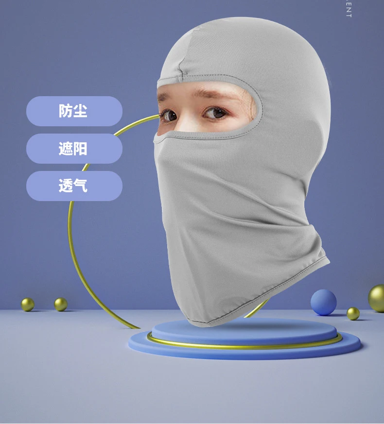 Kinder Gesichtsmaske Frühling Sommer Radfahren Sturmhaube Hut Atmungsaktiv Sonnenschutz Jungen Mädchen Laufen Outdoor Kinder Maske Kopfbedeckung – Detail 1