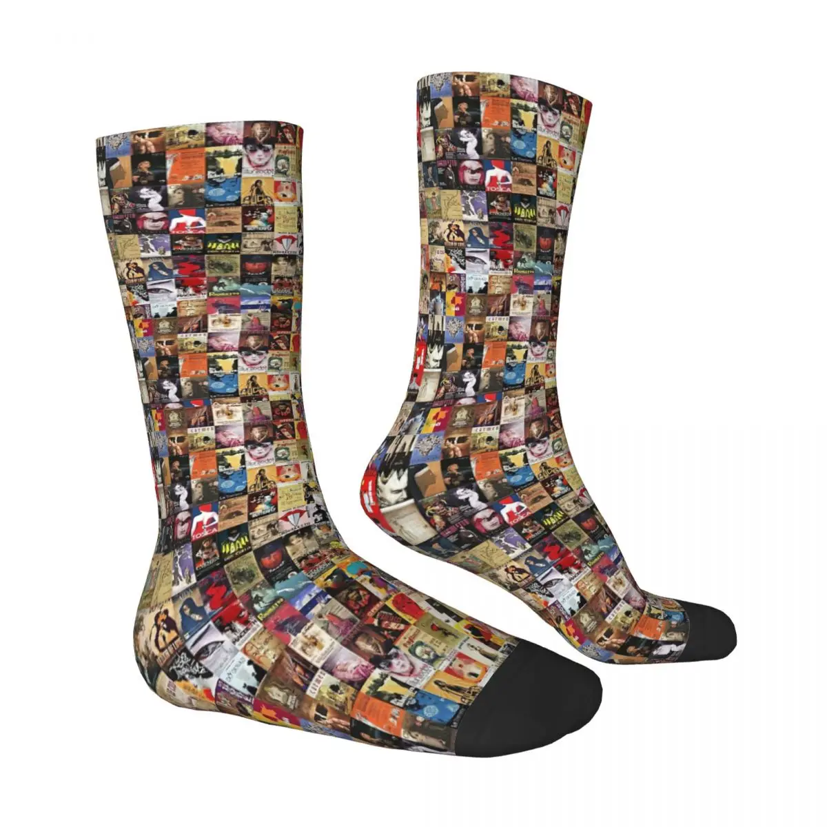 

Hot Sale Opera Fashion Funny Printed Polyester Long Socks Harajuku Comfortable Breathable Happy Gift sockings For Unisex