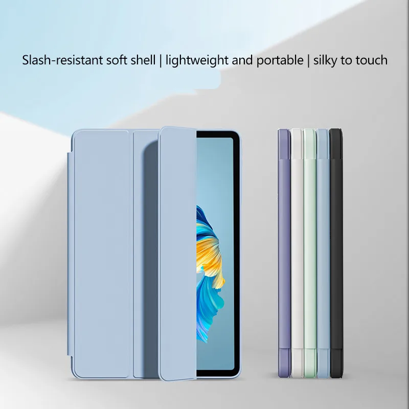 

Triple Folding Smart Case For Honor Pad X9 11.5 X8Pro Pad 9 12.1 Pad 8 V8 Pro MagicPad 13 X9 X8Pro V8 V7 Pro Awake&Sleep Cover