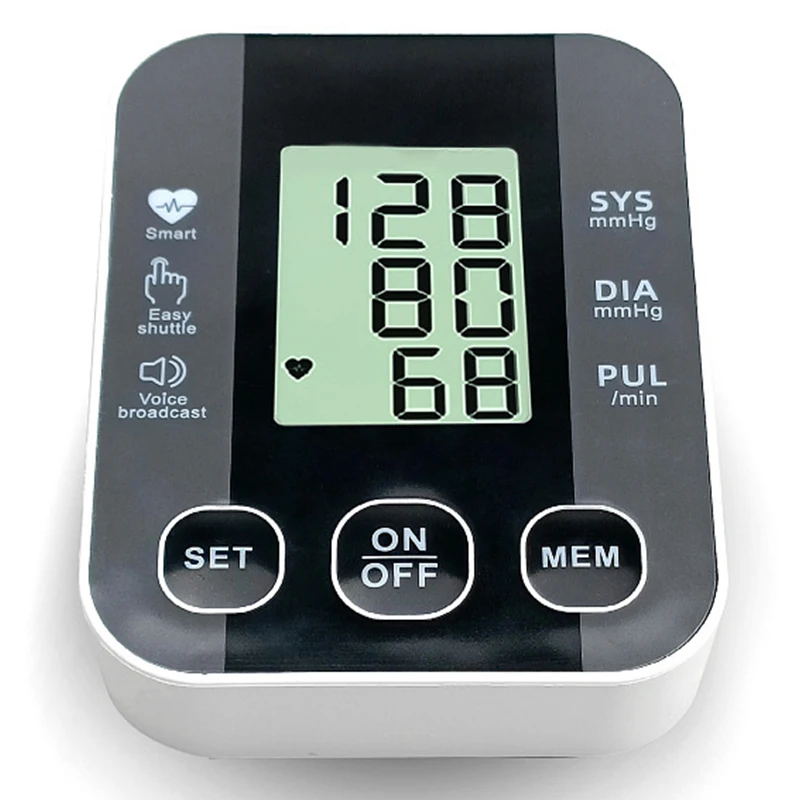 Automatic Tonometer Blood Pressure Meter BP Medical Sphygmomanometer LCD Infrared Forehead Thermometer Blood Pressure Monitor 5