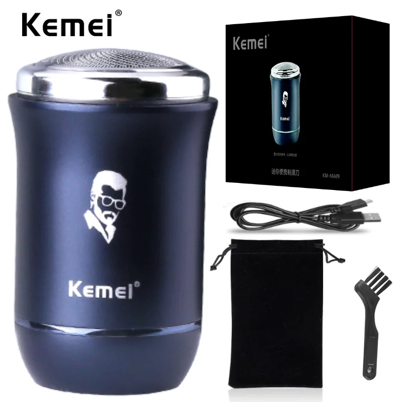 Водонепроницаемая Беспроводная Бритва Type-C USB IPX6 Kemel Kimi карманная моющаяся Мини электрическая бритва Kmei