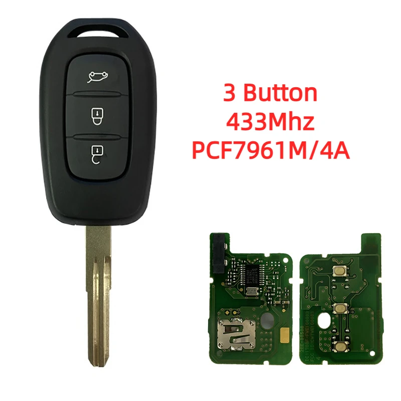 

Для оригинального 3-кнопочного смарт-ключа Renault PCF7961M.434MHZ. Тви100003