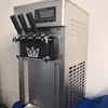 Soft Ice Cream Machine Commercial Desktop Ice Cream Maker Stainless Steel Benchtop Gelato Vending Freezing Machine 1
