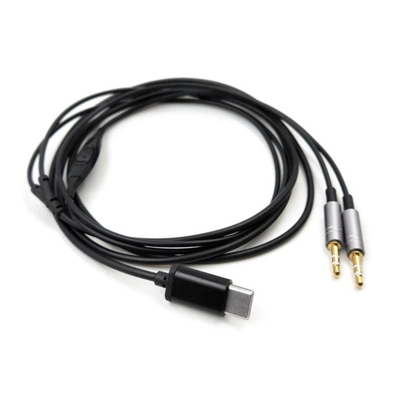 

Headset Cable with Mic for H1707 HE400i HE400S Earphone Cord 120cm Long Wire