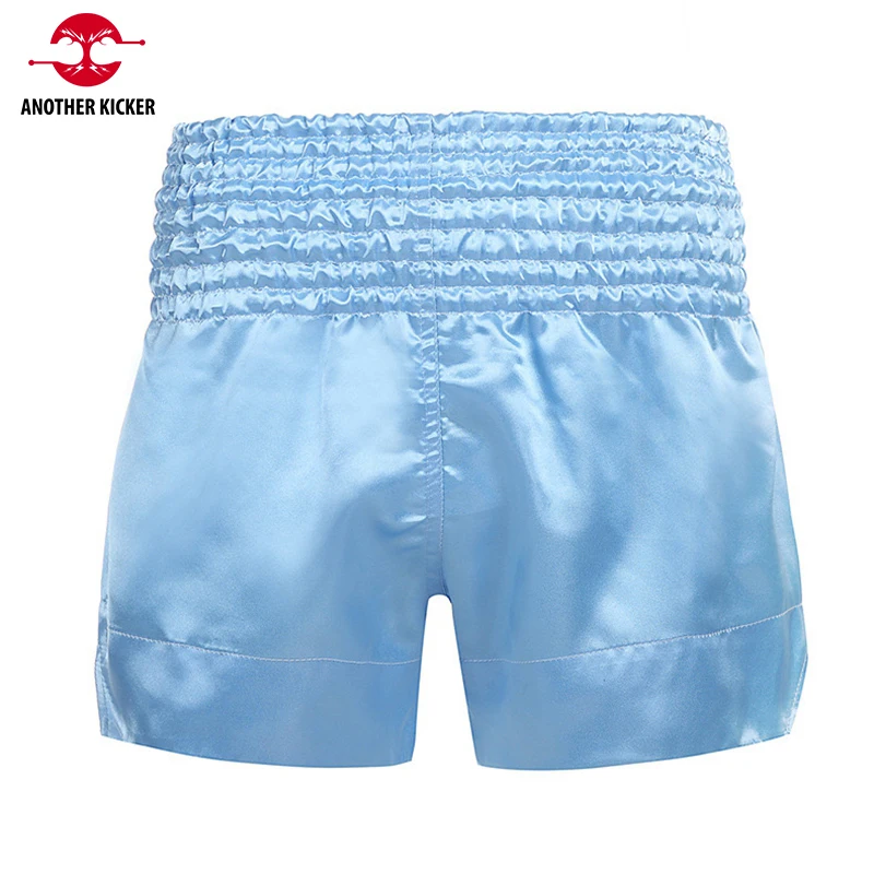 Shorts Thai Boxing Children Women Men Another Boxer Muay Thai Shorts Plain Blank Satin Short Kickboxing White Black Pink