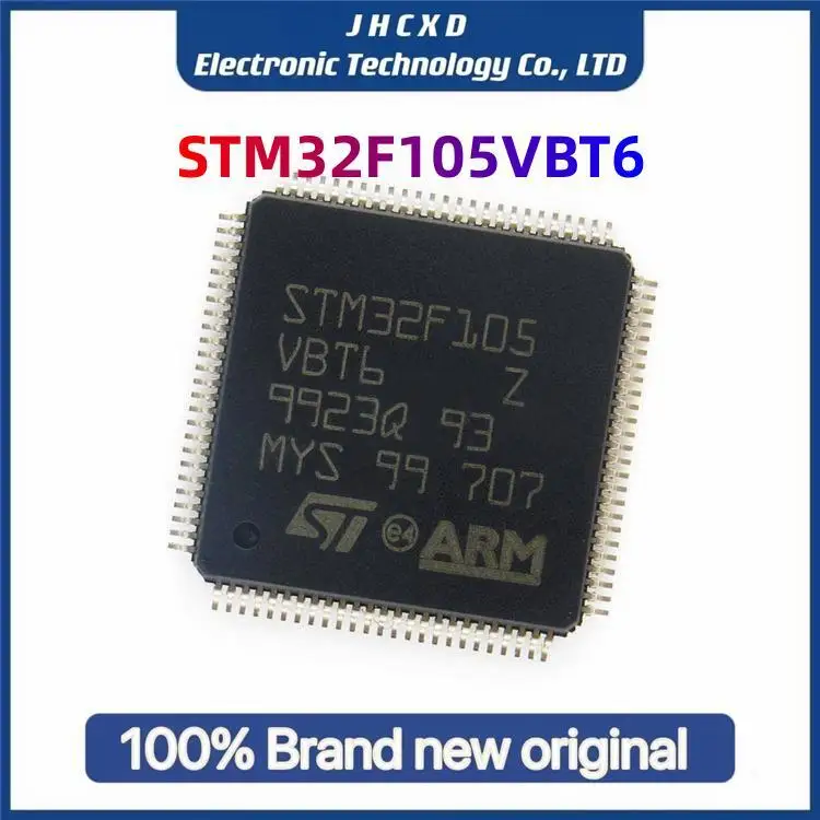 

STM32F105VBT6 package LQFP100 stock all new 105VBT6 microcontroller original authentic 100% original and authentic