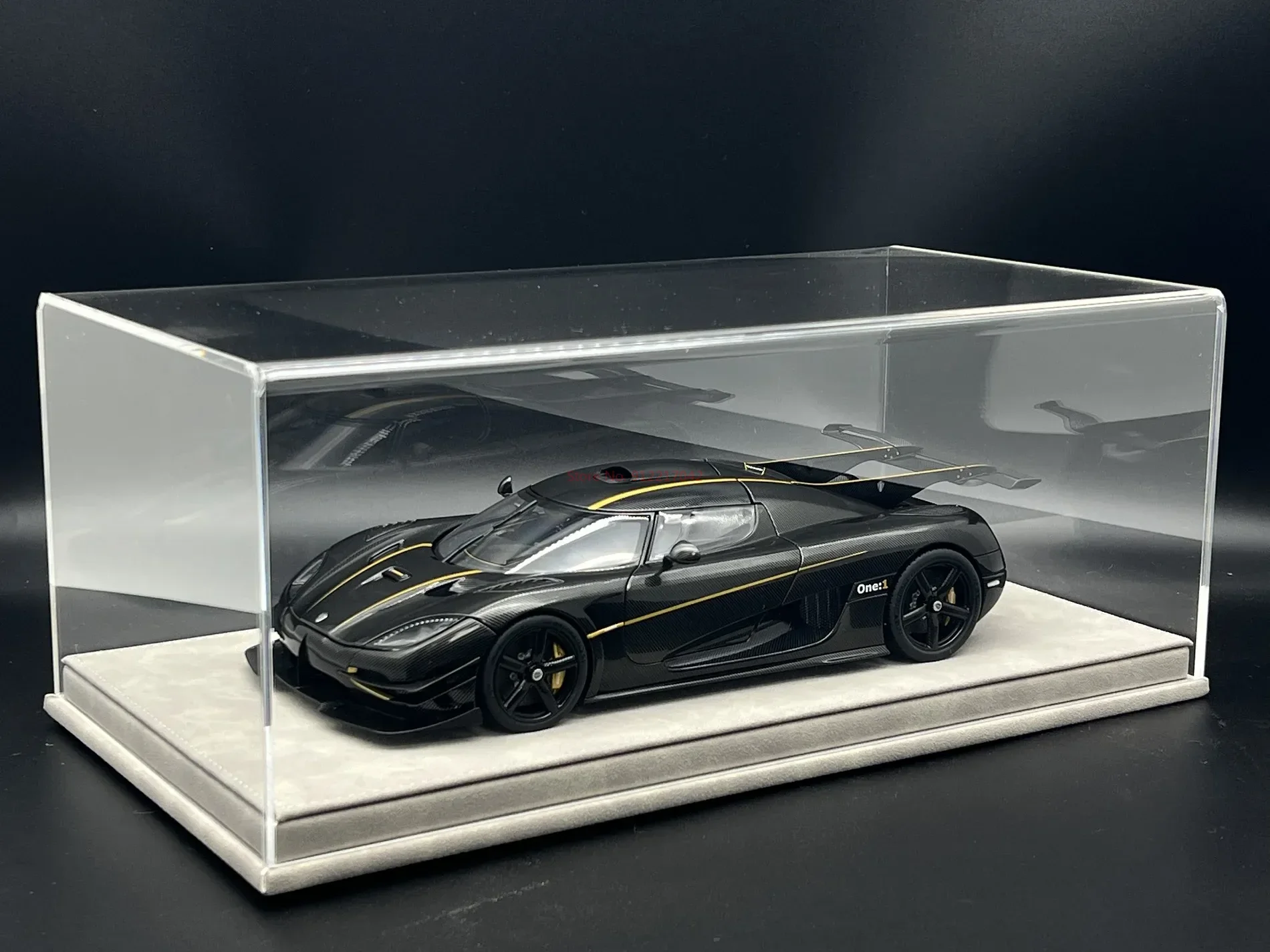 Geeignet für 1/18 Modell Auto Display Box Transparent Acryl Integral Forming Heißer Biegen Prozess Staubdicht Box Lagerung Box – Detail 27