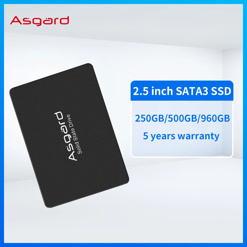 Asgard Serie As Sata3 Ssd 2.5 Pollici 250Gb 500Gb 960Gb 2T Ssd Disco Rigido Disco A Stato Solido Per Desktop E Laptop