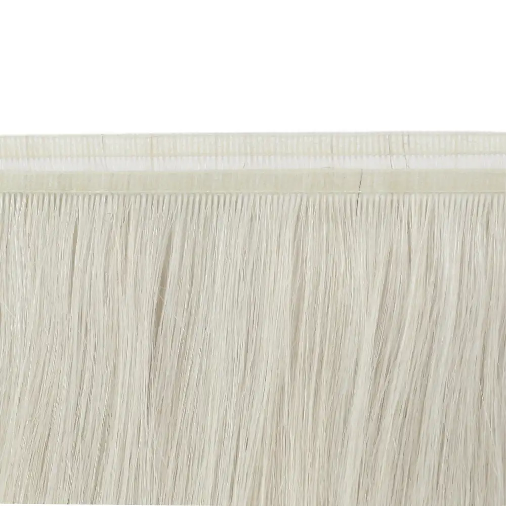 Trama di seta piatta vergine piena lucentezza cucire In fasci di capelli fasci di capelli umani dritti trama di capelli umani reali al 100% per donne per salone - immagine 6