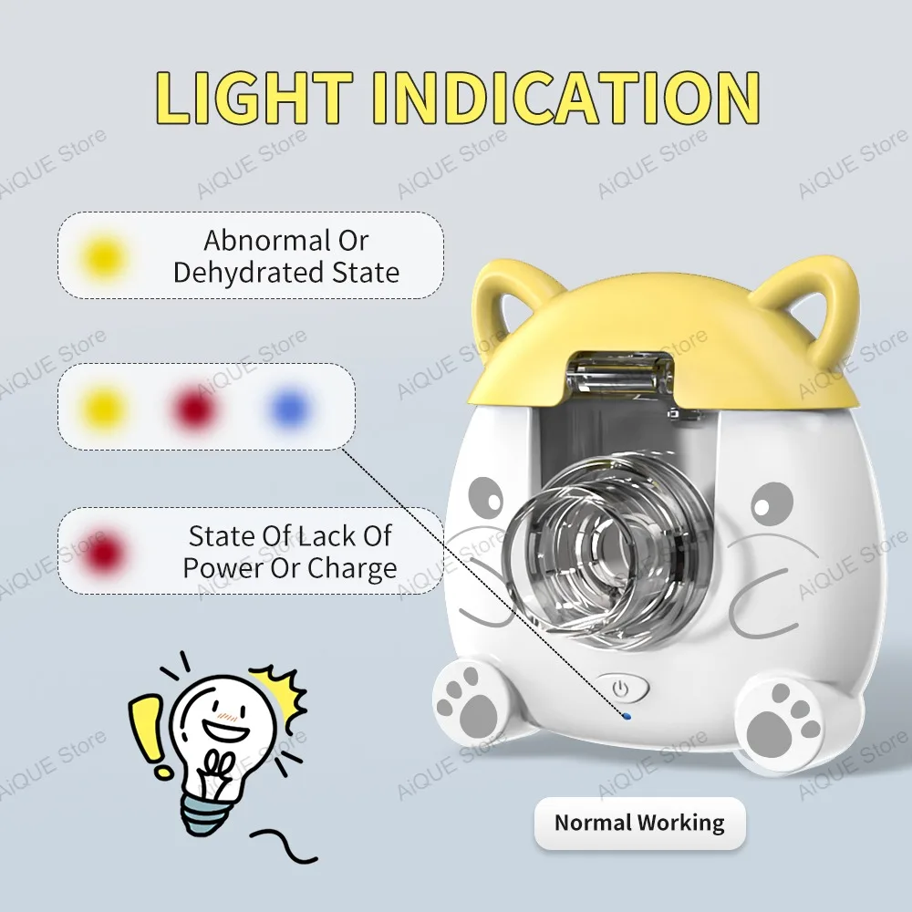 Nebulizer components and accessories displayed