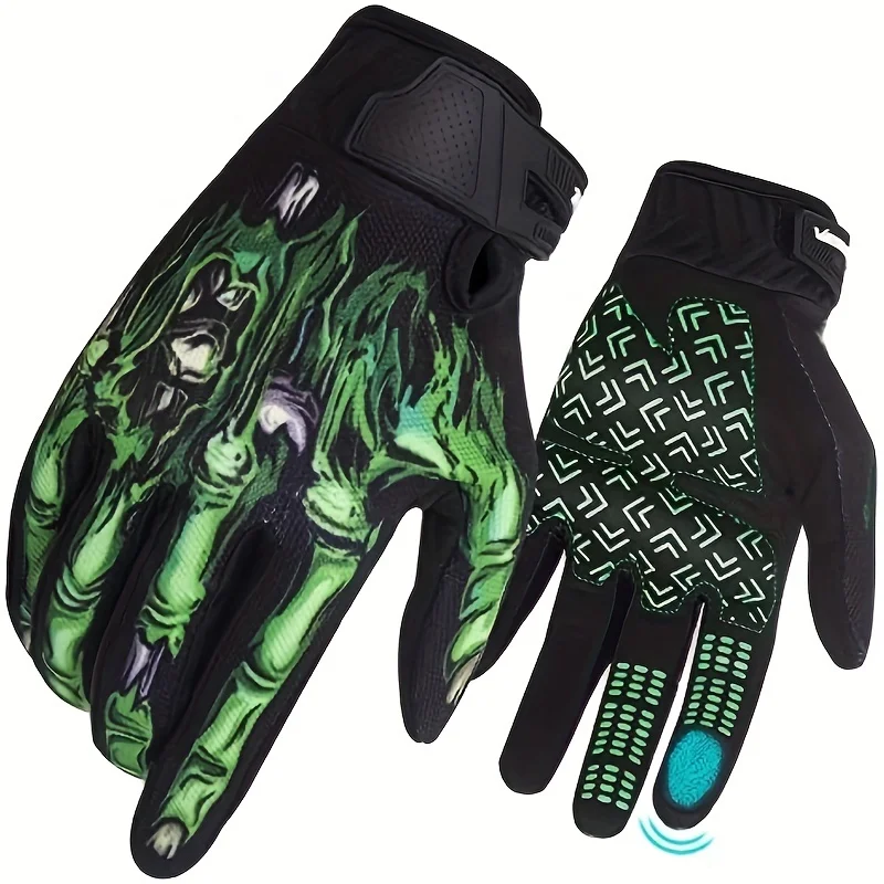 RIGWARL Outdoor Bicycle Riding Gloves Spring Autumn Bicycle Gloves Ghost Claws Full Finger Anti-slip Motorcycle Bicycle Glove 5