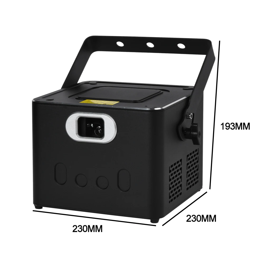 NEW Yuer ILDA 8W Full Color RGB Animation Beam Scanning Stage Laser Light Projector DJ Disco Bar Club Party Xmas Effect