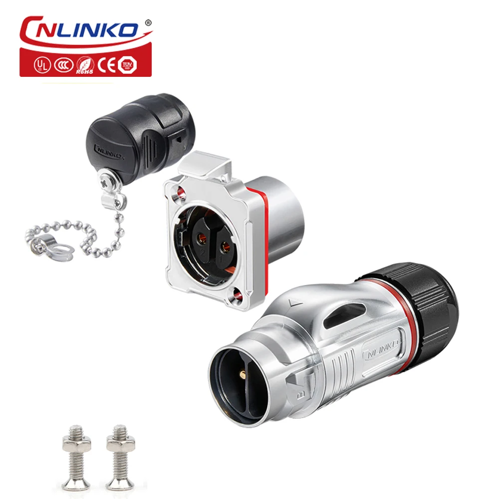 

Cnlinko Waterproof BD24 Metal Aviation Connector 2 3 4 10 12 19 24 Pin Plug Socket Panel Mount Connectors Ourdoor Adapter