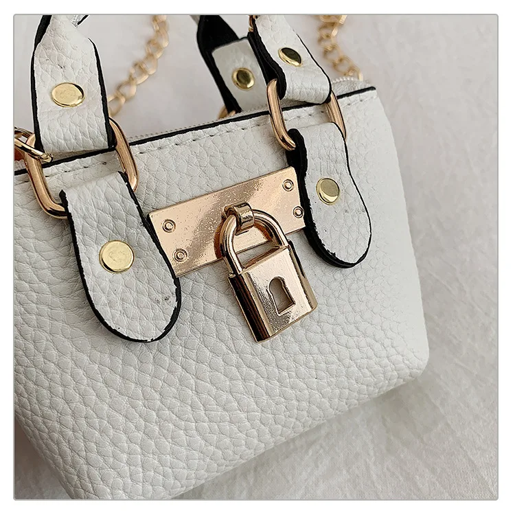 2026 Mädchen Handtasche Kleine Quadratische Tasche 2025 Sommer Neue Klassische Kinder Umhängetasche Schlüsselanhänger-Geldbörse – Detail 34