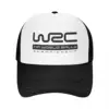 WRC World Rally Championship logo black Baseball Cap Gentleman Hat birthday Golf Wear derby hat Caps Women Men's 2