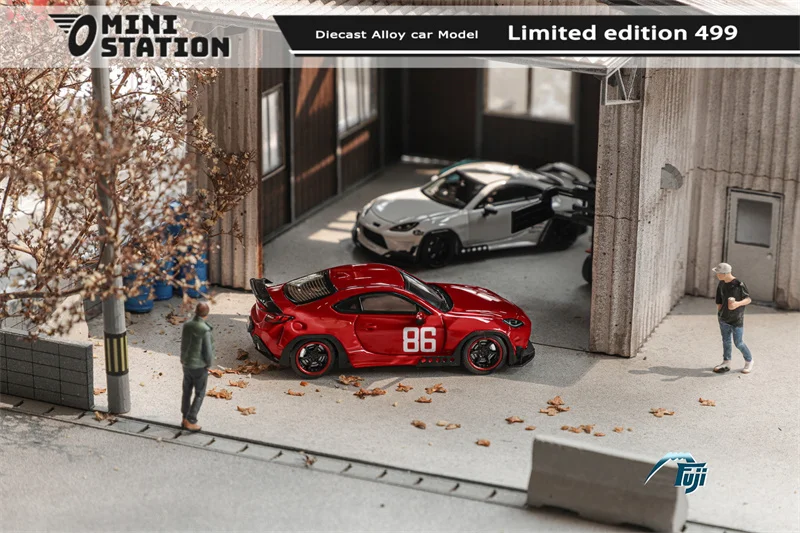 Mini Station x Fuji 1:64 Pandem GR86 ZN8 2022 MF GHOST Livery