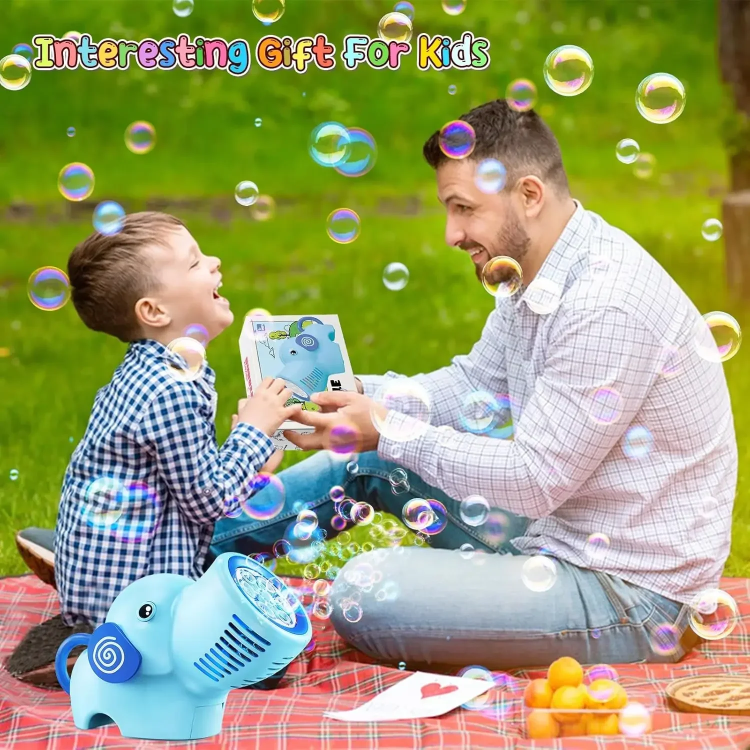 Automatic Elephant Bubble Handheld Bubble Machine Electric Cute Soap Bubble Maker Outdoor Wedding Party Toy for Kids Gift
