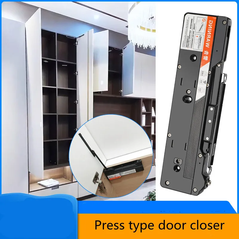 Automatic Door Press Opener Cabinet Concealed Door Closer Press type Damper Closer