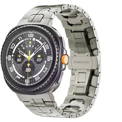 Luxury Titanium Stainless Steel Bracelet Strap - Watch8 Ultra2 (Titanium)