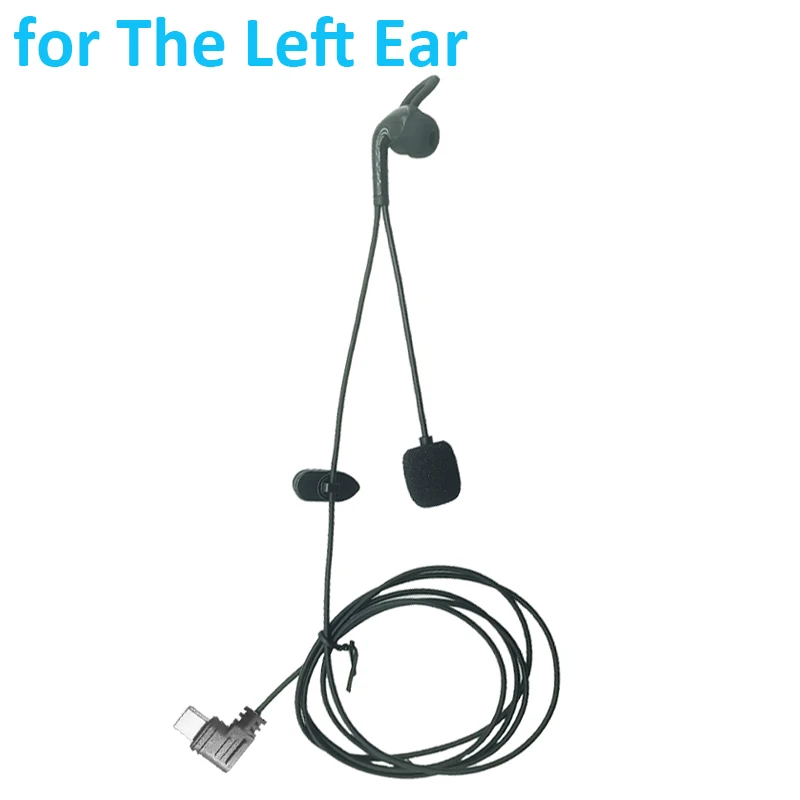 2 Stück Typ-C-Schnittstellen-In-Ear-Schiedsrichter-Kopfhörer für EJEAS V4 Plus/V6 PRO+/V4C PLUS/V6C PRO+ Motorradhelm-Headsets – Detail 7