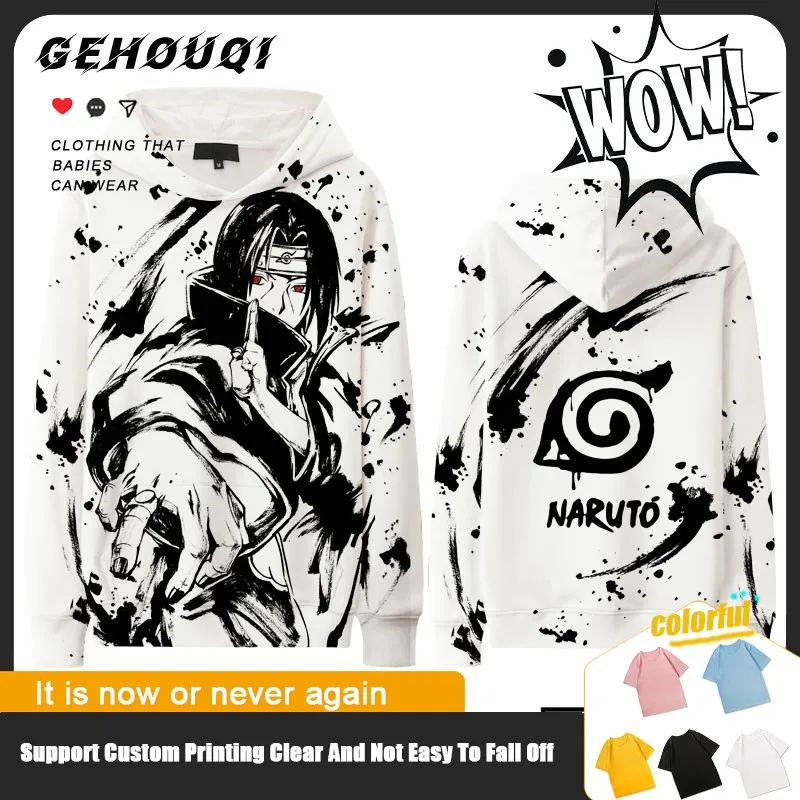 

Naruto Hooded Hoodie 2024 Fall New Coat Xiao Organization Sasuke Naruto Two Yuan Men's Clothes