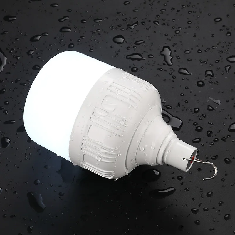 Camping Light Outdoor Portable LED Lights USB Rechargeable Camping Light 20W 40W 80W 100W 150W 200W Waterproof Bulb LED Emergency Lanterns
