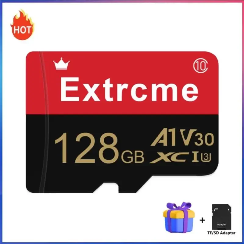 Scheda Di Memoria Micro Tf Sd Originale 64 Gb1 32Gb Tf/Sd Card 128Gb 256Gb 512Gb Mini Scheda Di Memoria Classe 10 Per Fotocamera/Telefono 2024 Nuovo