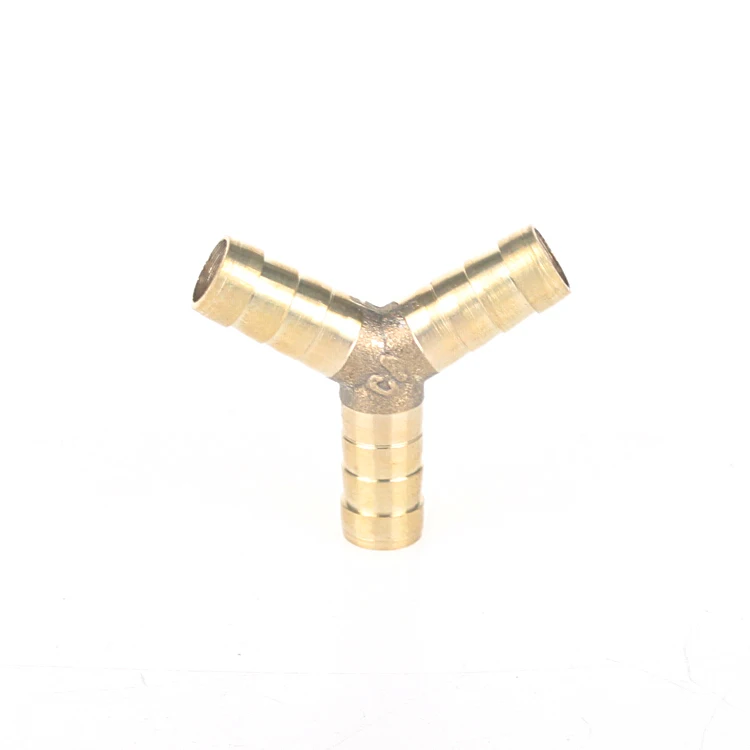 

Brass Splicer Pipe Fitting Y Shape 3 Way Hose Barb 4mm-16mm Copper Barbed Connector Joint Coupler Adapter Pneumatic