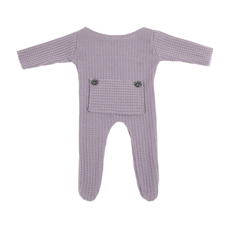 2 Pcs Baby Hat Bodysuit Set Newborn Photography Props Cap Romper Jumpsuit Kit Infants Photo Shooting Clothing Outfits