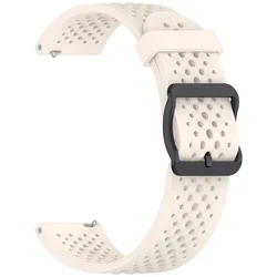 Durable Silicone Replacement Strap, 20 - 22mm - Versatile Sports Watch Band - 20mm Universal (Starlight color)