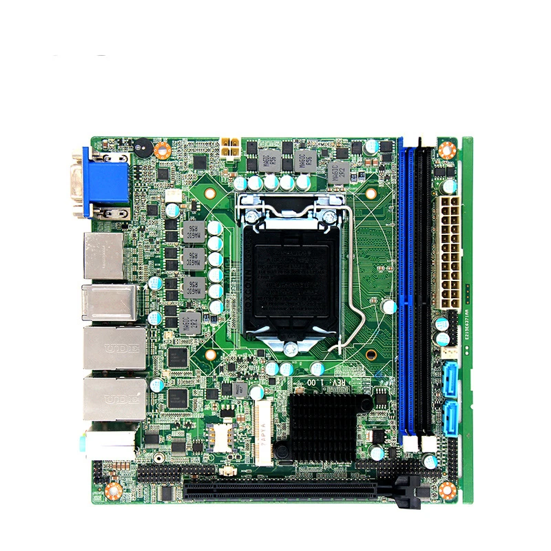 Motherboard Max 16Gb DDR4 Ram 2*gigabit Socket Motherboards ATX Power Supply 1151