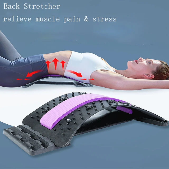 Fitness Lumbar Support Massager Back Massage Pillow Relaxes Spinal Pain And  Relieves Muscle Stress