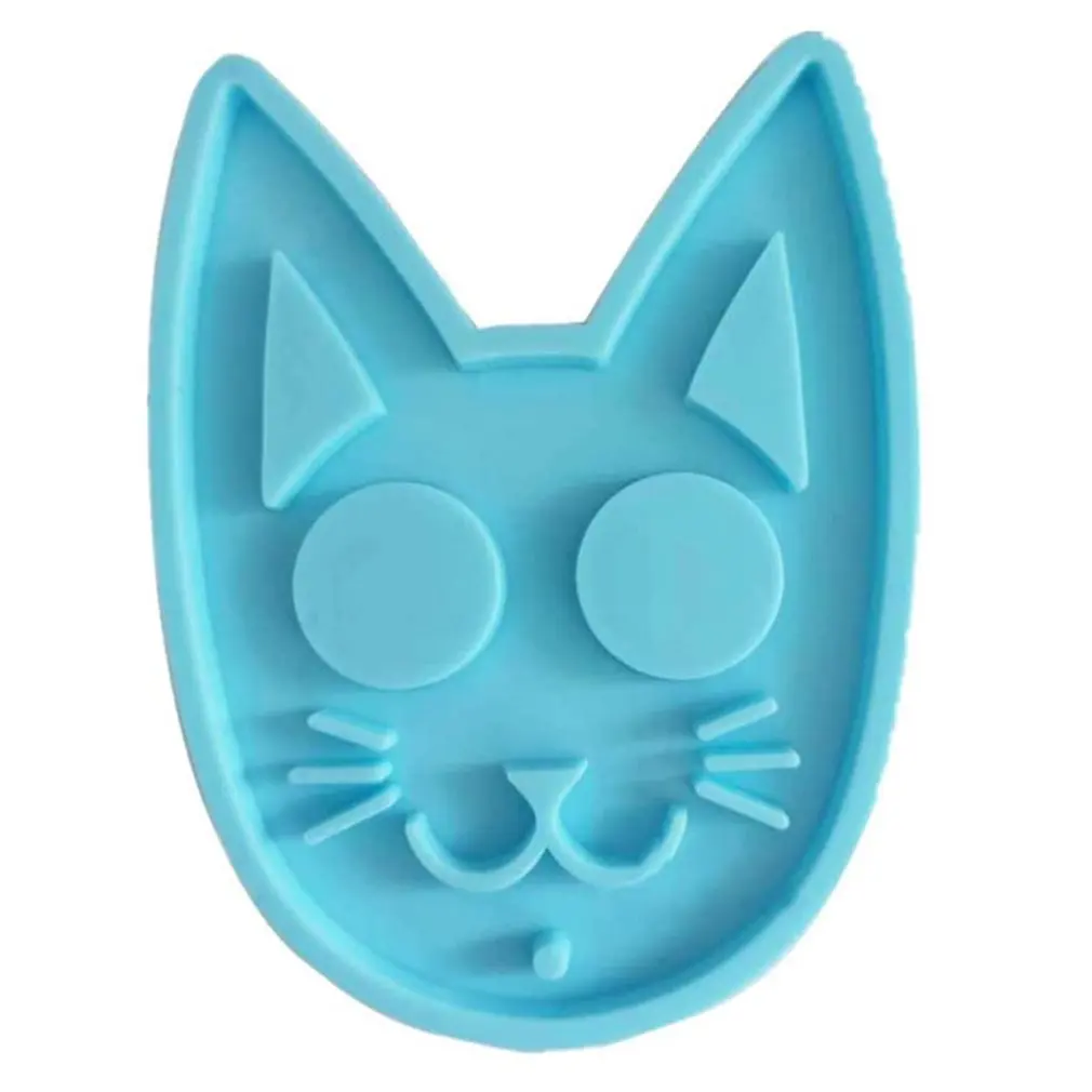 

Hot Silicone Durable Environmental Casting Molds Sets Mixed Style Cat Silicone Mold Key Chain Epoxy Resin Molds For DIY Making