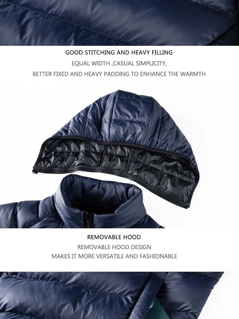 Giacca autunno inverno uomo cappuccio rimovibile giacca a vento calda spessa uomo tinta unita cappotto caldo spesso uomo piumino tuta sportiva L-4XL_voghion.com