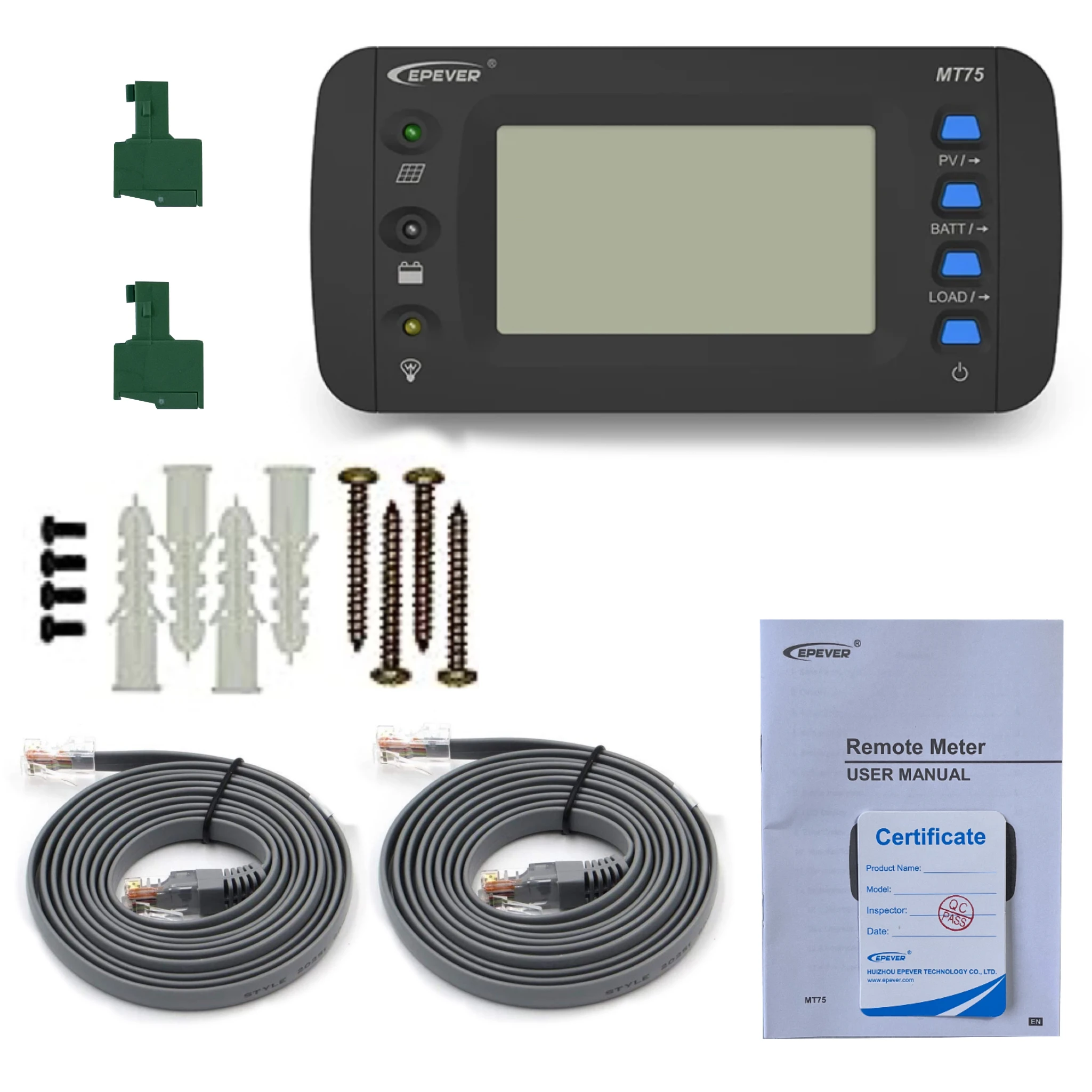 EPEVER MT75 New Generation Remote Meter Can Monitor EPEVER Solar Controller And Inverter On One Screen At The Same Time - 13 - View #4