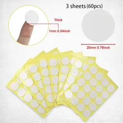 20-Piece Wooden Candle Wick Set with Clips (3 sheets)