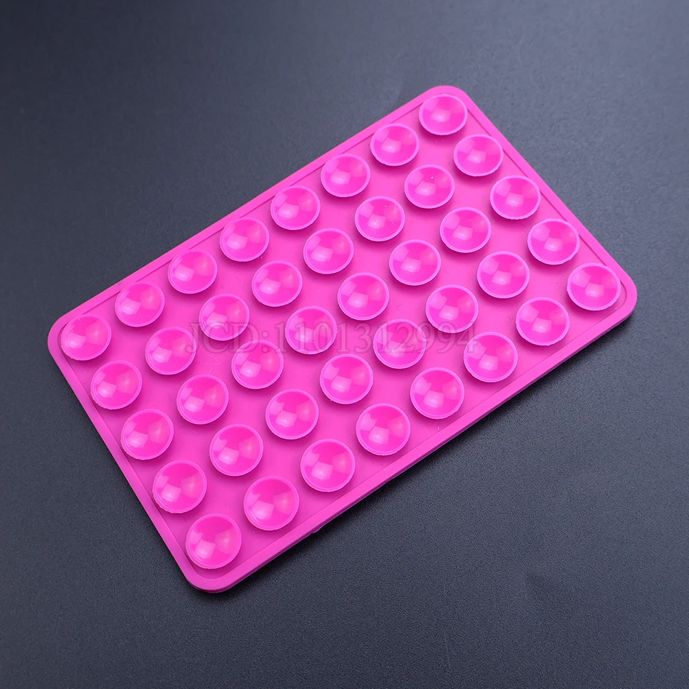 Dual-Sided Suction Cup Phone Stand - Silicone Sticky Hands-Free Holder