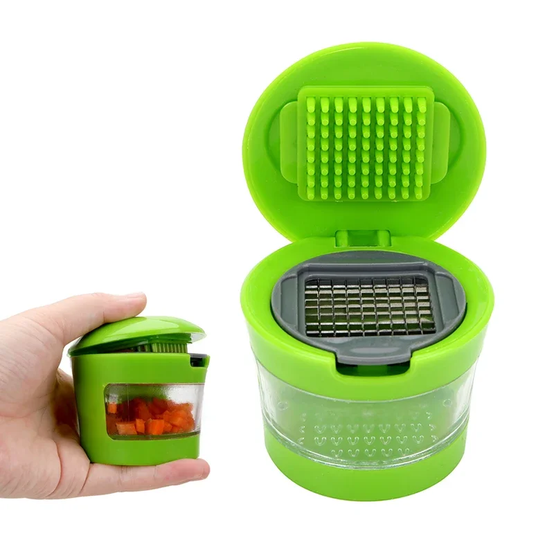 

Mini Garlic Press, Onion Chopper, Manual Vegetable Chopper, Gadgets for Home, Canteen Decor, Kitchen Tools