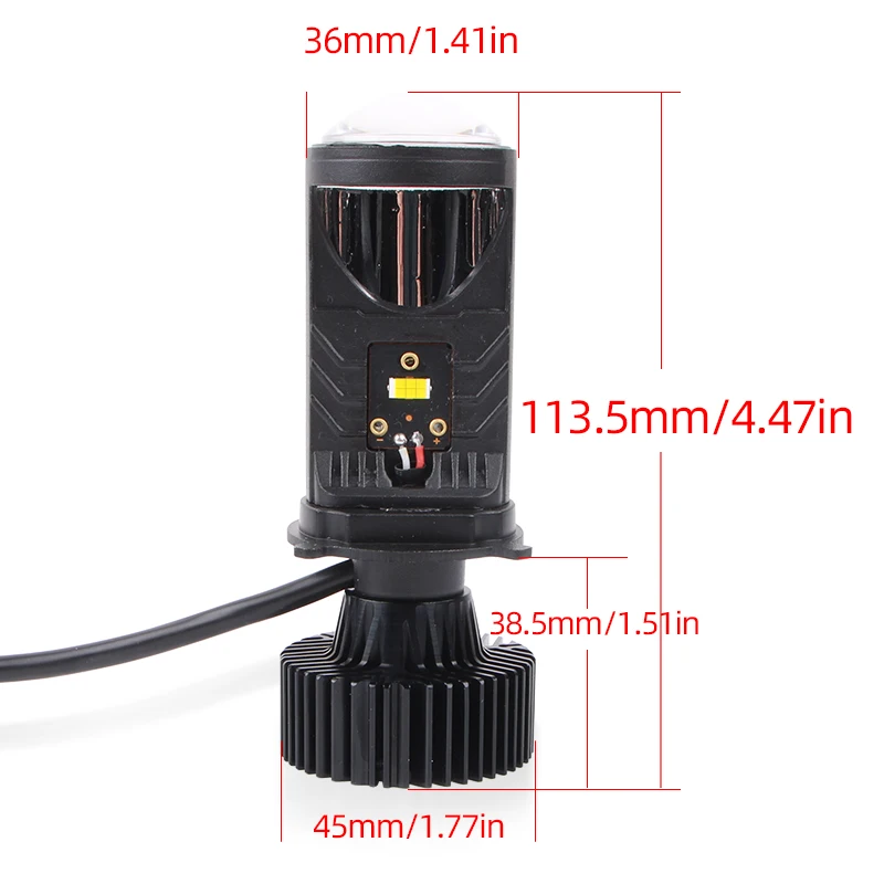 Y6Max H4 Mini Projector Lens Y6 Y7 Led Headlight Y8 Y7D Car