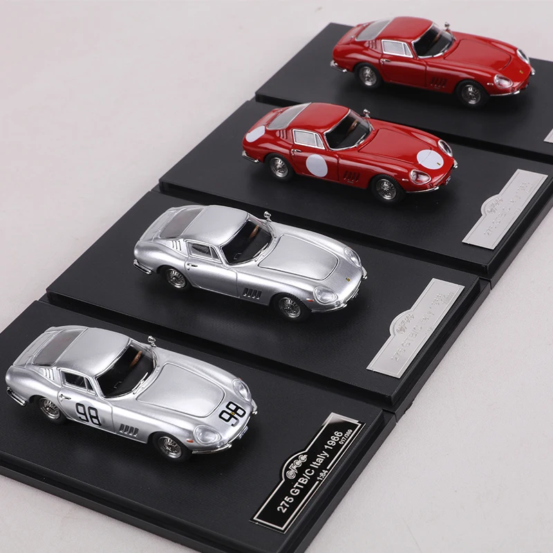 GFCC 1:64 1966 275GTB/C 다이캐스트 합금 시뮬레이션 자동차 모형 수집용 장식품